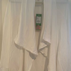 NWT Lilly Pulitzer Elyssa Wrap white sz medium